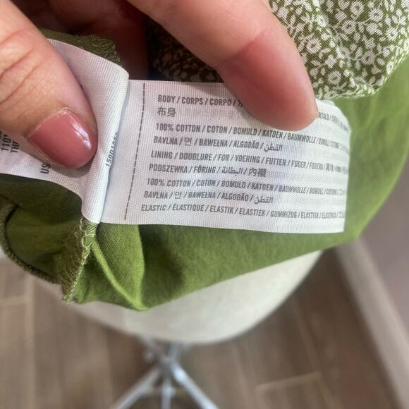 Abercrombie Double Knot Front Cutout Mini Danity Floral Dress Size S - Picture 10 of 11